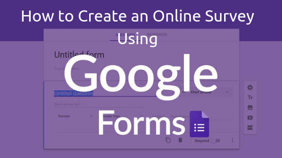 how to use google docs for online survey