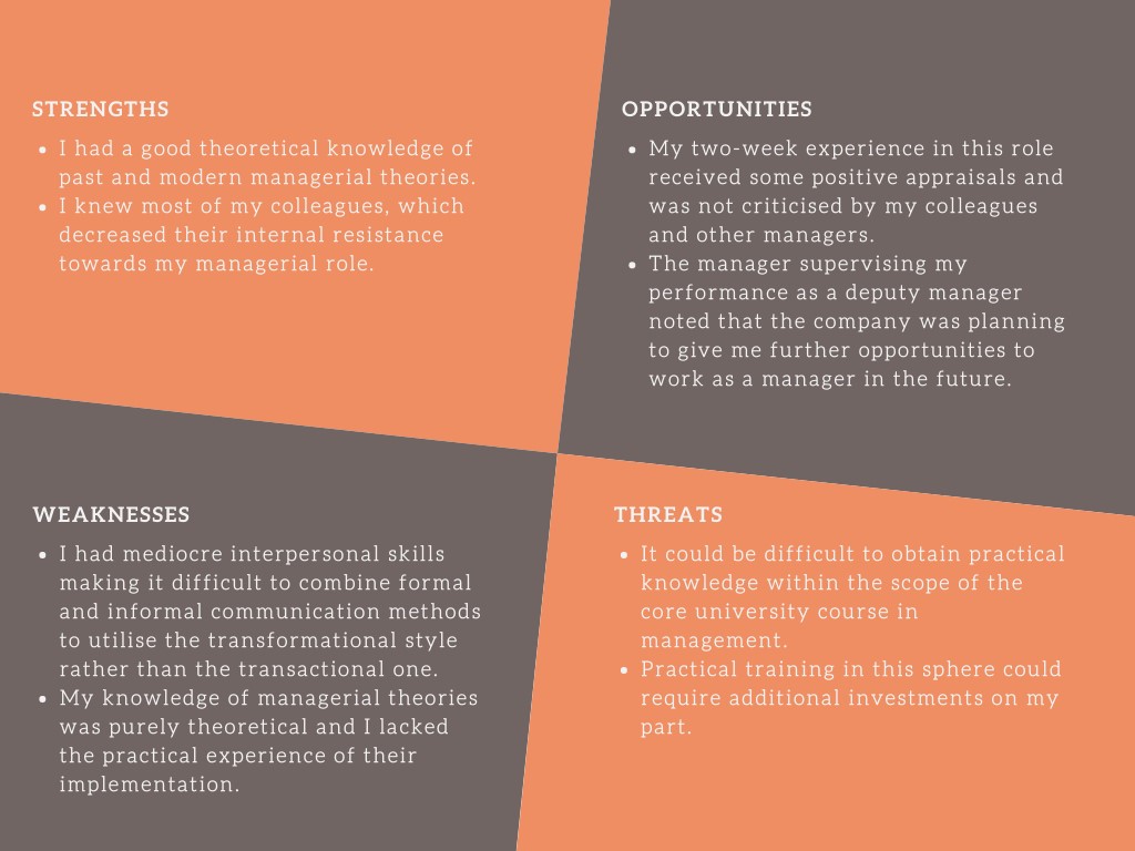 dissertation self reflection example