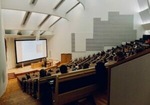 university lecture hall